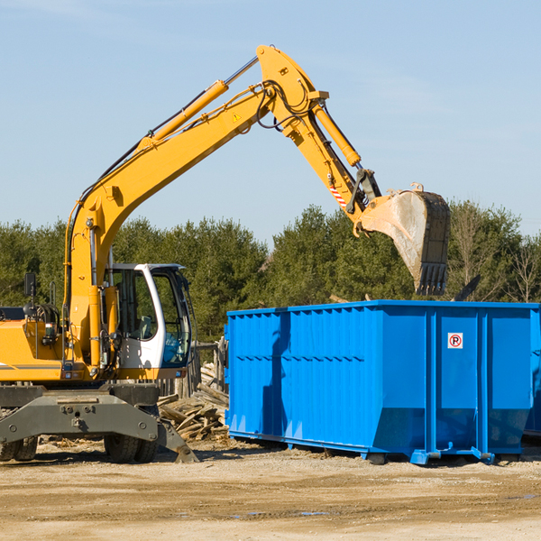 can i choose the location where the residential dumpster will be placed in Chubbuck Idaho